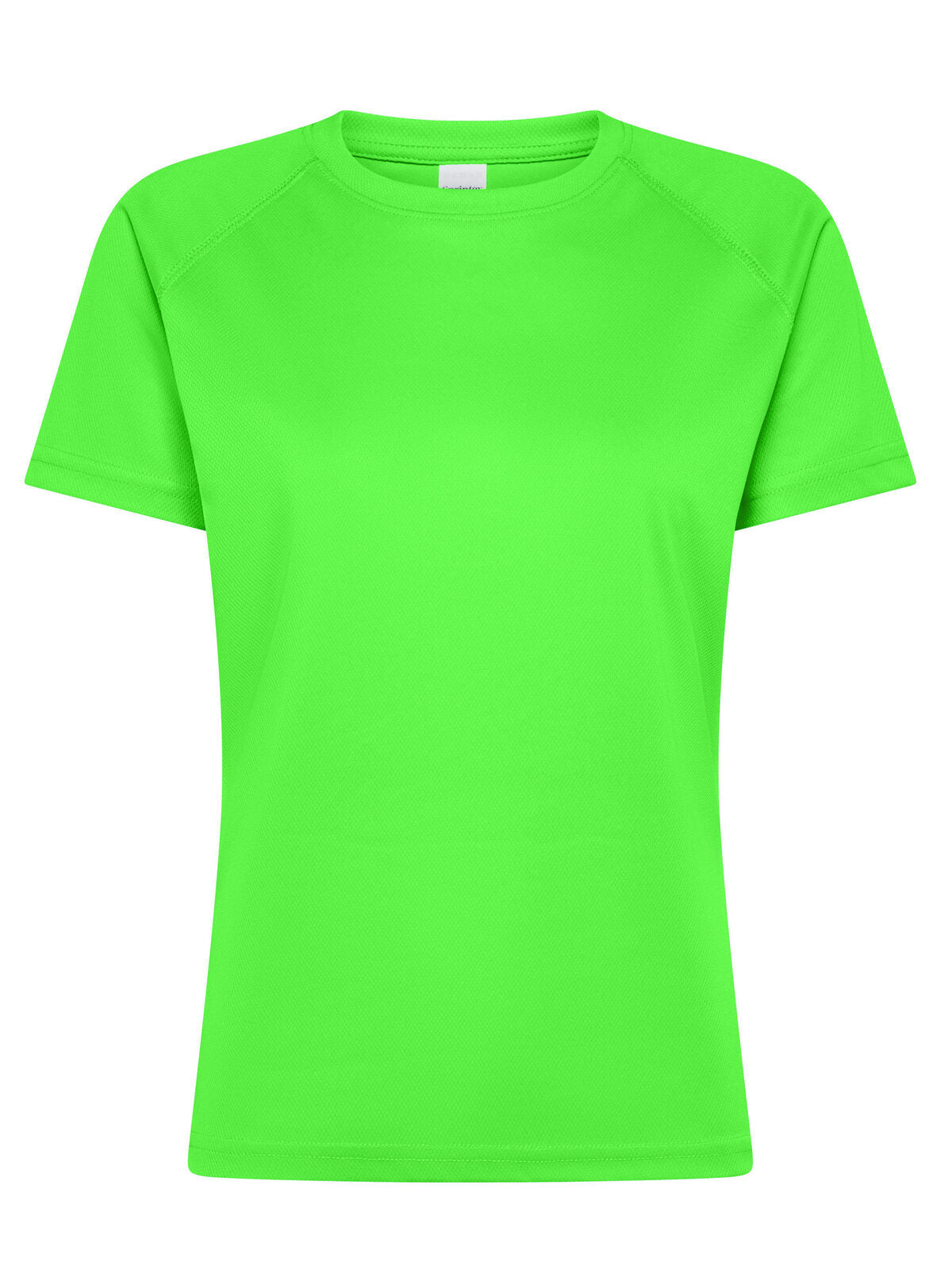 Run Women Damen T-Shirt – Black Spider – Farbe green fluo – individuell veredelbar
