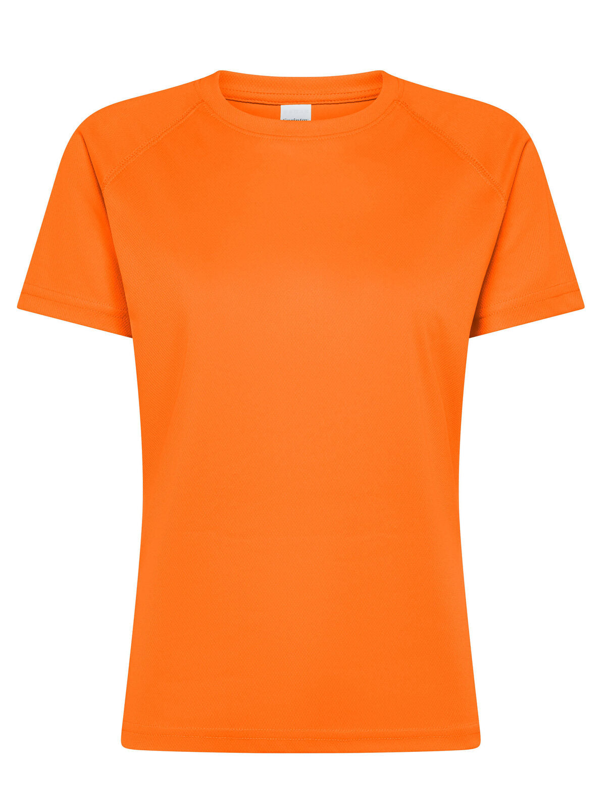 Run Women Damen T-Shirt – Black Spider – Farbe orange fluo – individuell veredelbar