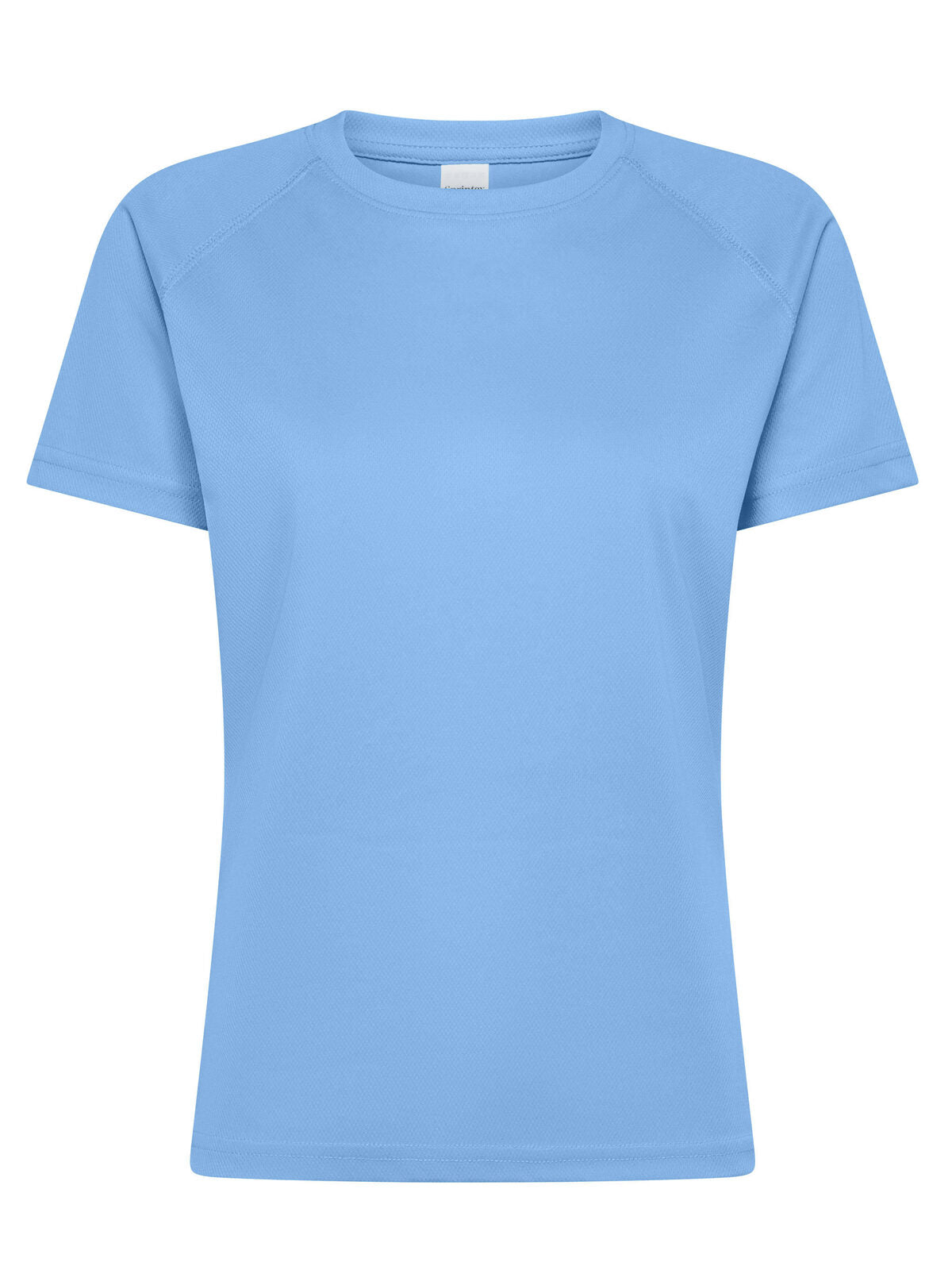 Run Women Damen T-Shirt – Black Spider – Farbe Sky – individuell veredelbar