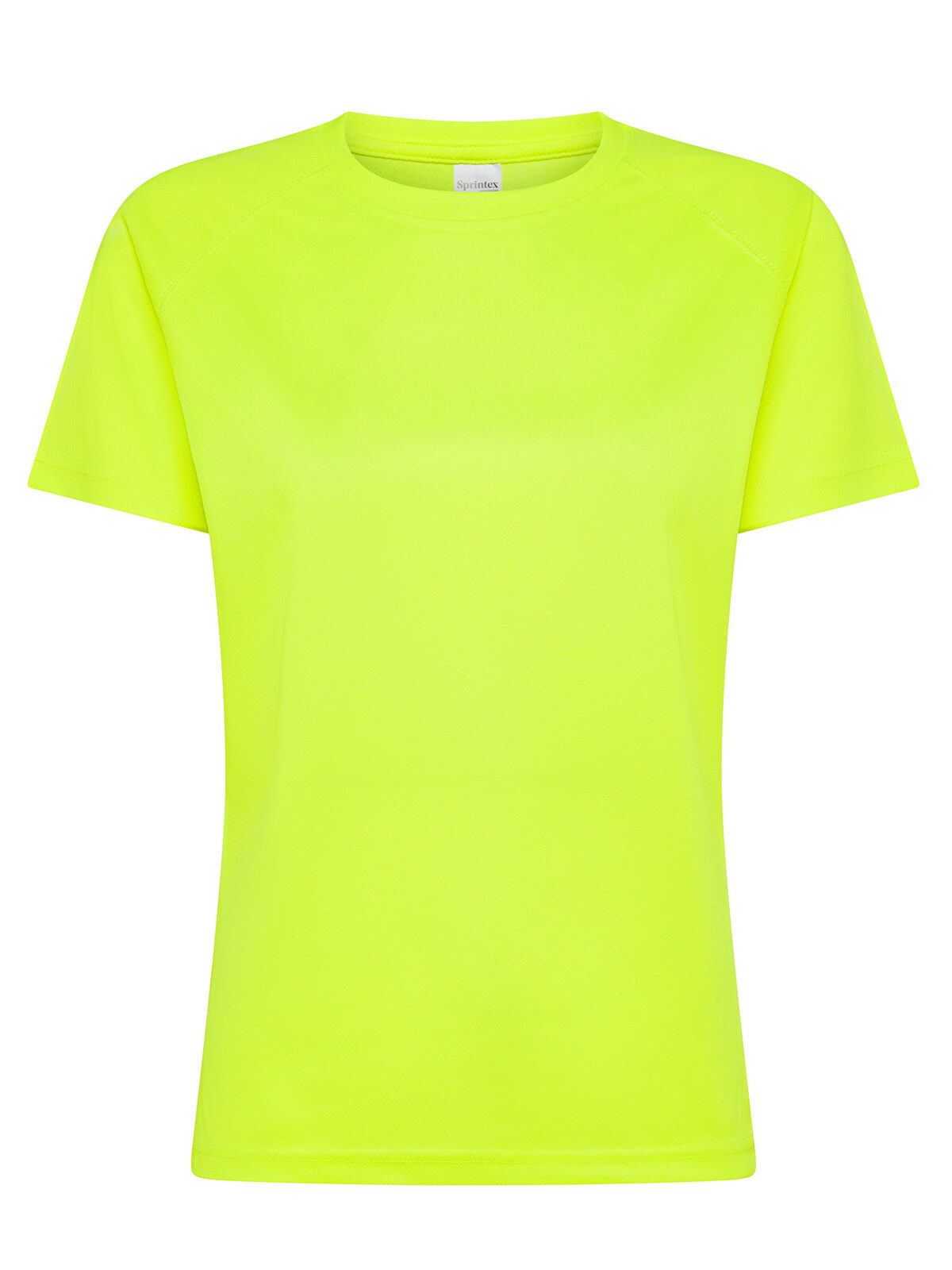Run Women Damen T-Shirt – Black Spider – Farbe yellow fluo – individuell veredelbar