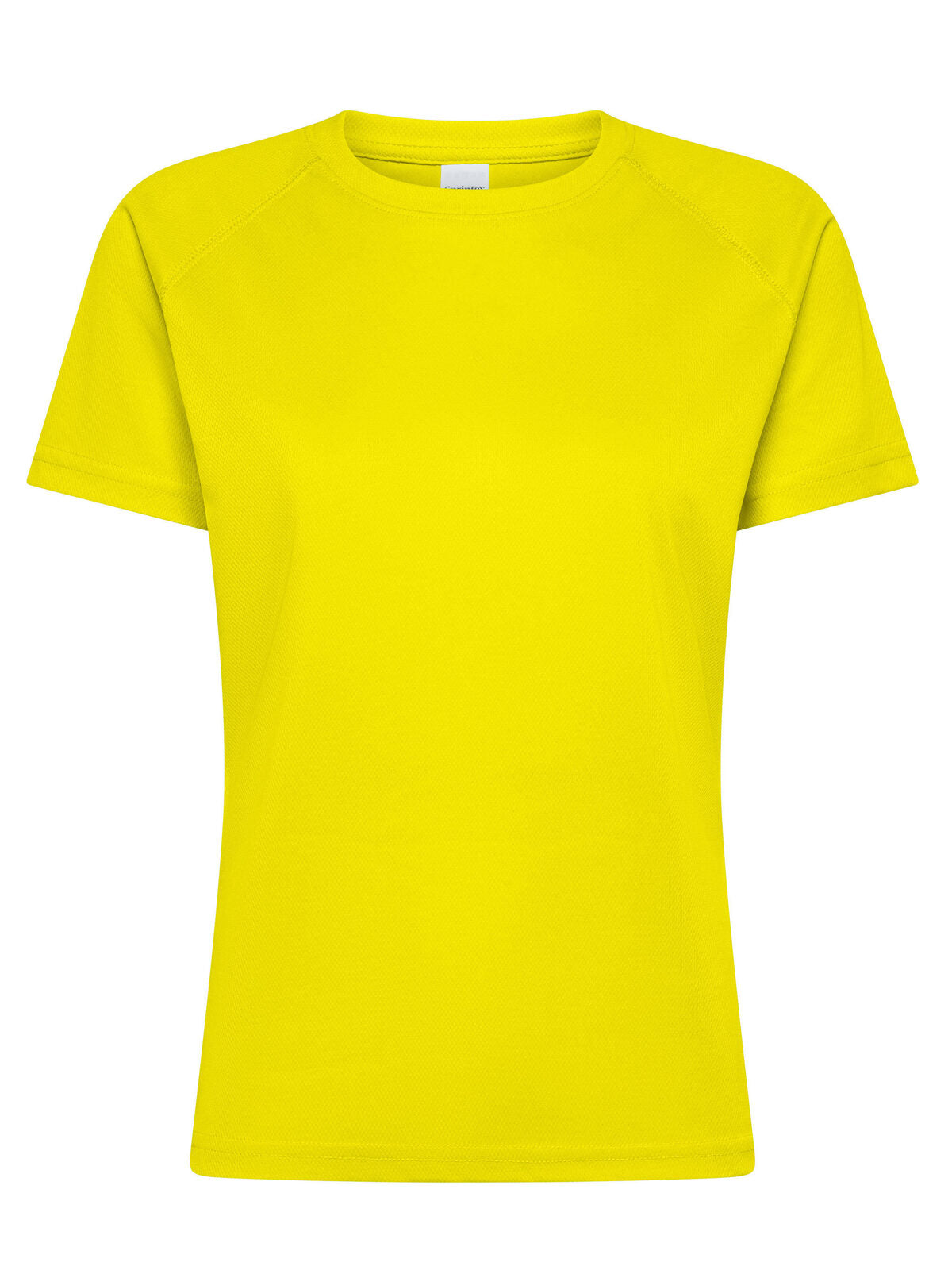 Run Women Damen T-Shirt – Black Spider – Farbe Gelb – individuell veredelbar