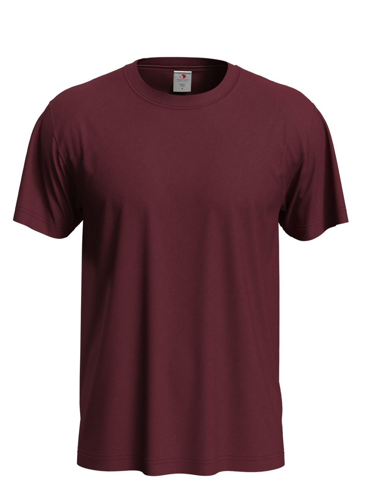 Classic-T Unisex T-Shirt – Stedman – Farbe bordeaux – individuell veredelbar