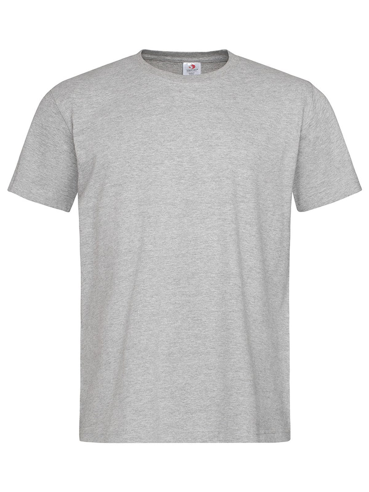 Comfort-T 185 T-Shirt – Stedman – Farbe grey heather – individuell veredelbar