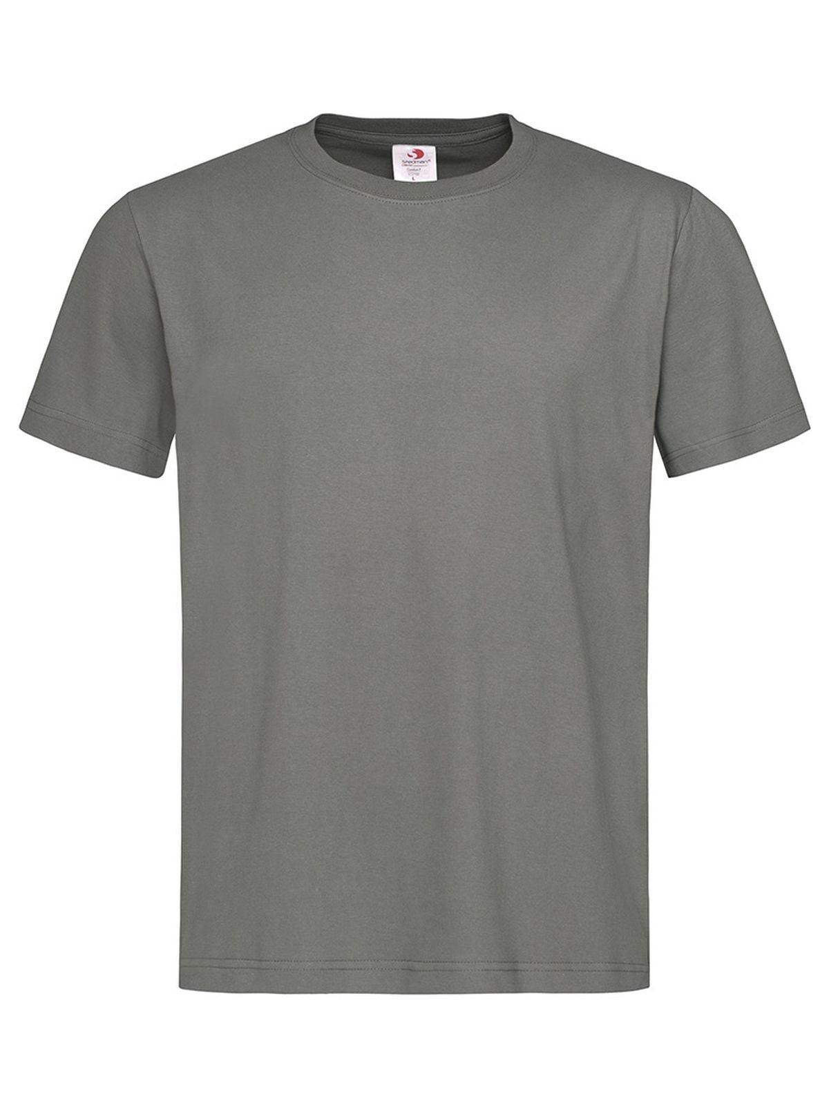 Comfort-T 185 T-Shirt – Stedman – Farbe real grey – individuell veredelbar