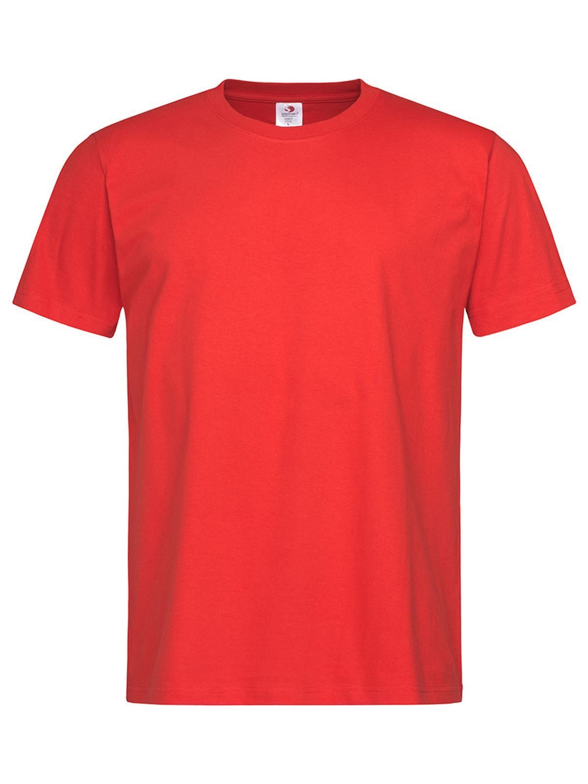 Comfort-T 185 T-Shirt – Stedman – Farbe scarlet red – individuell veredelbar