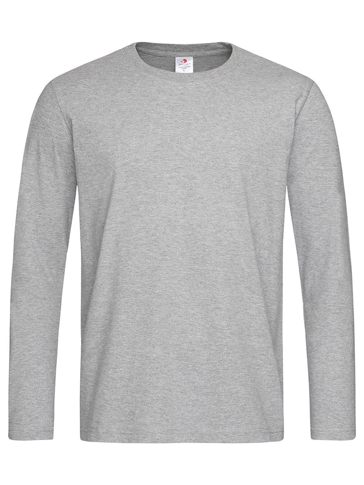 Comfort-T Long Sleeve T-Shirt – Stedman – Farbe grey heather – individuell veredelbar