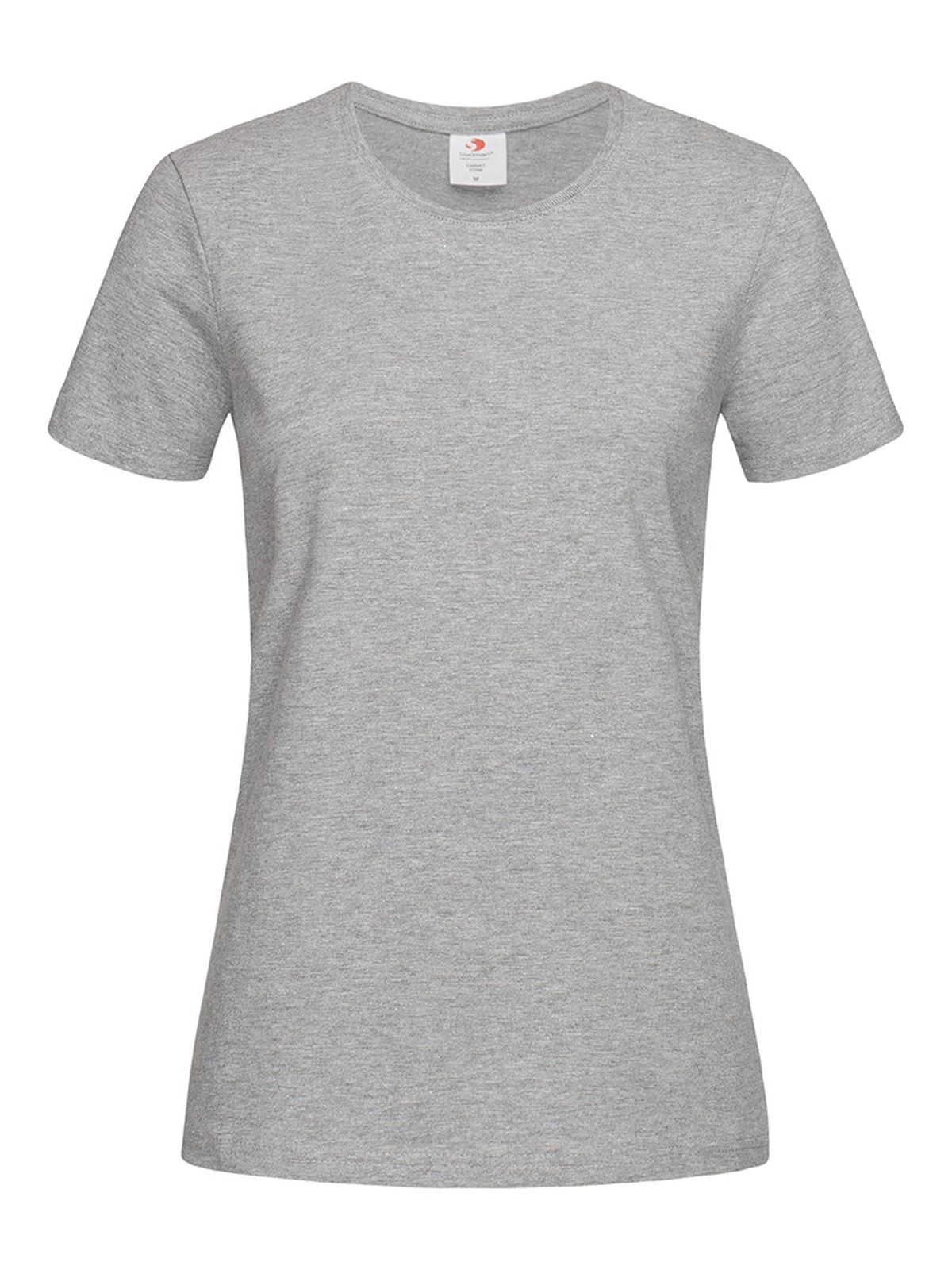 Comfort-T 185 Women Damen T-Shirt – Stedman – Farbe grey heather – individuell veredelbar