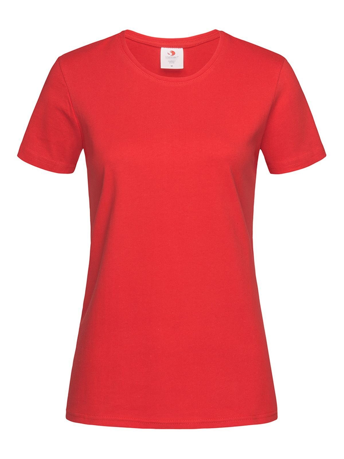Comfort-T 185 Women Damen T-Shirt – Stedman – Farbe scarlet red – individuell veredelbar