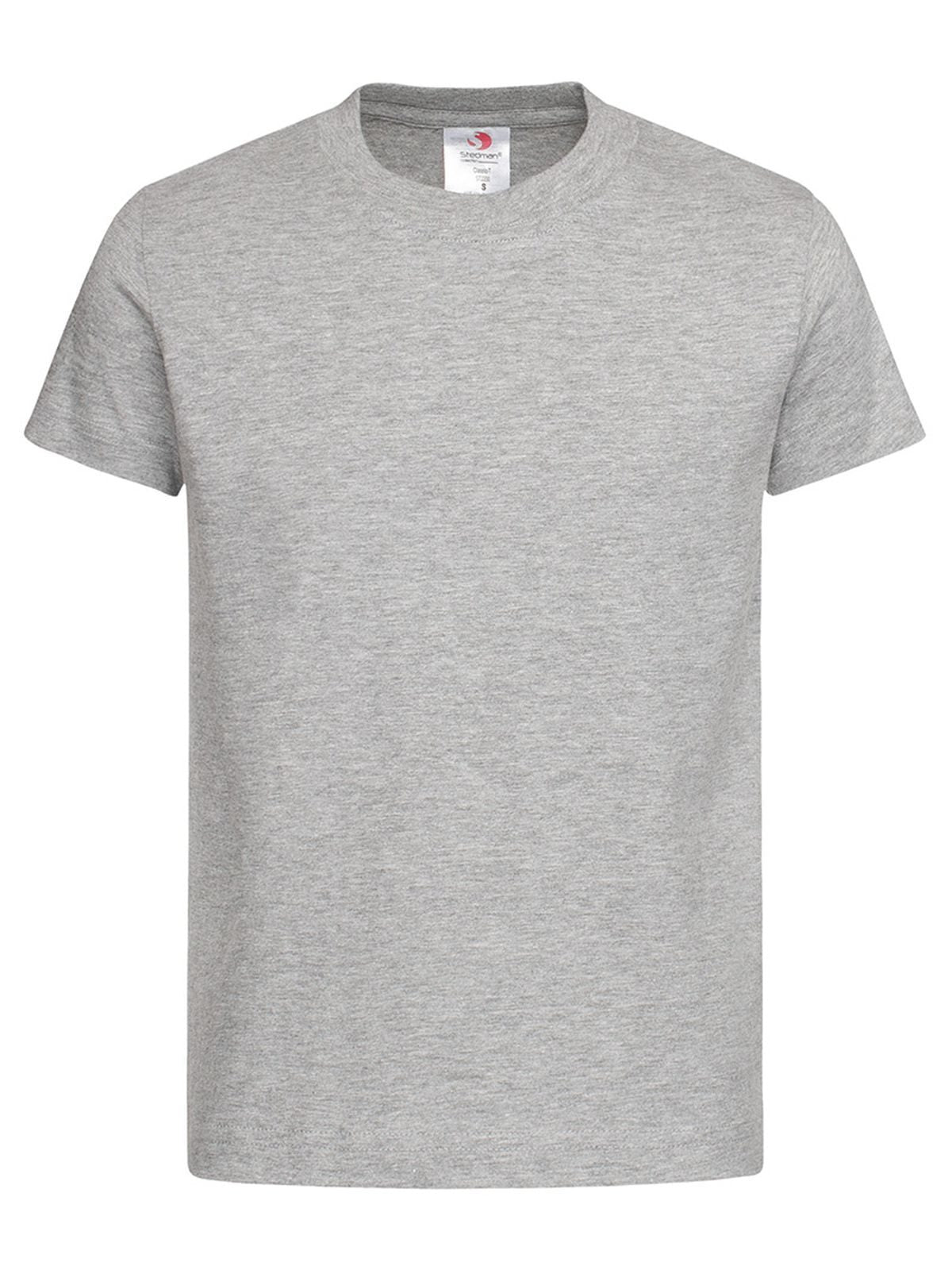 Classic-T Kids Kinder T-Shirt – Stedman – Farbe grey heather – individuell veredelbar