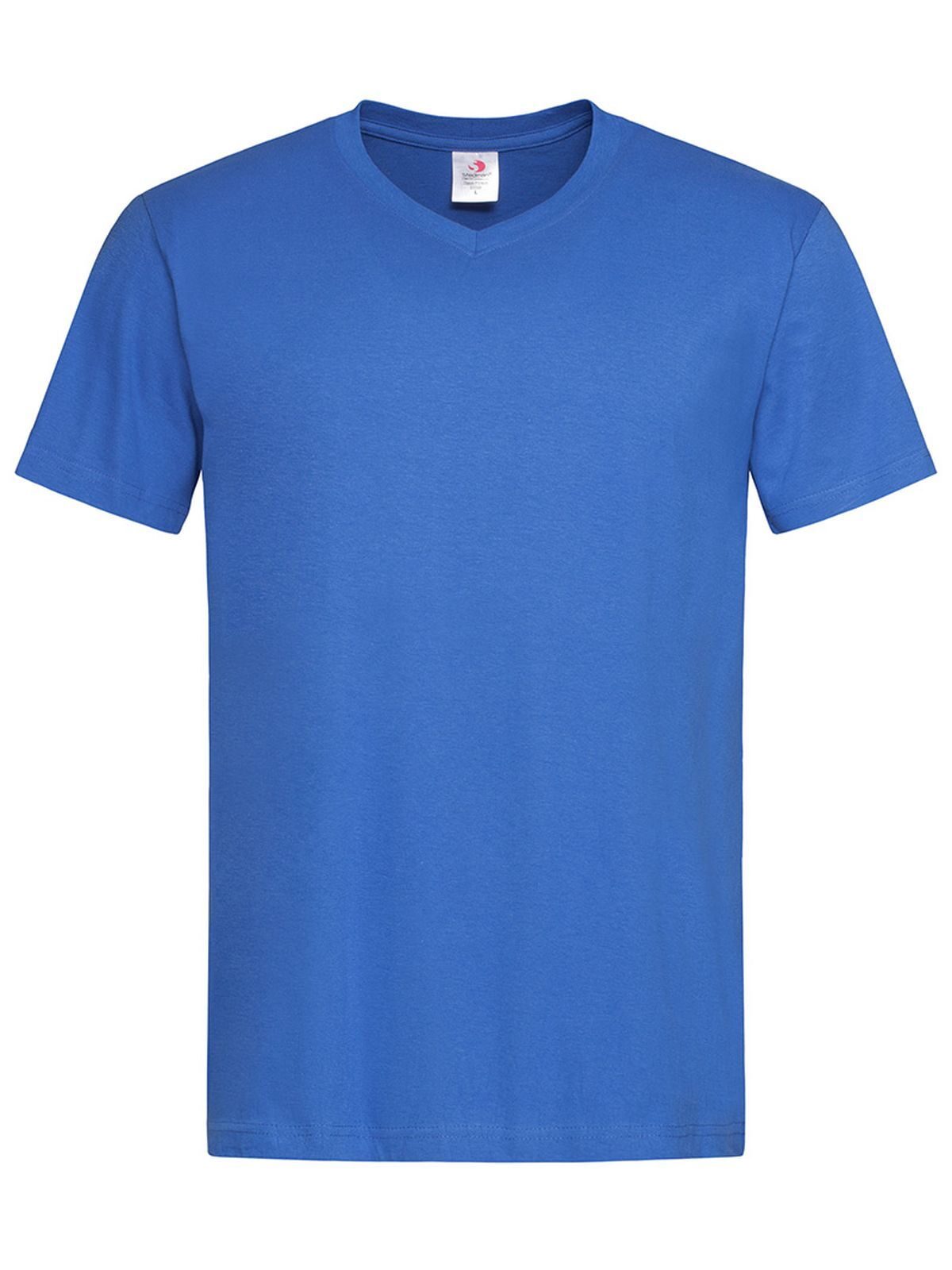 Classic-T V-Neck T-Shirt – Stedman – Farbe bright royal – individuell veredelbar