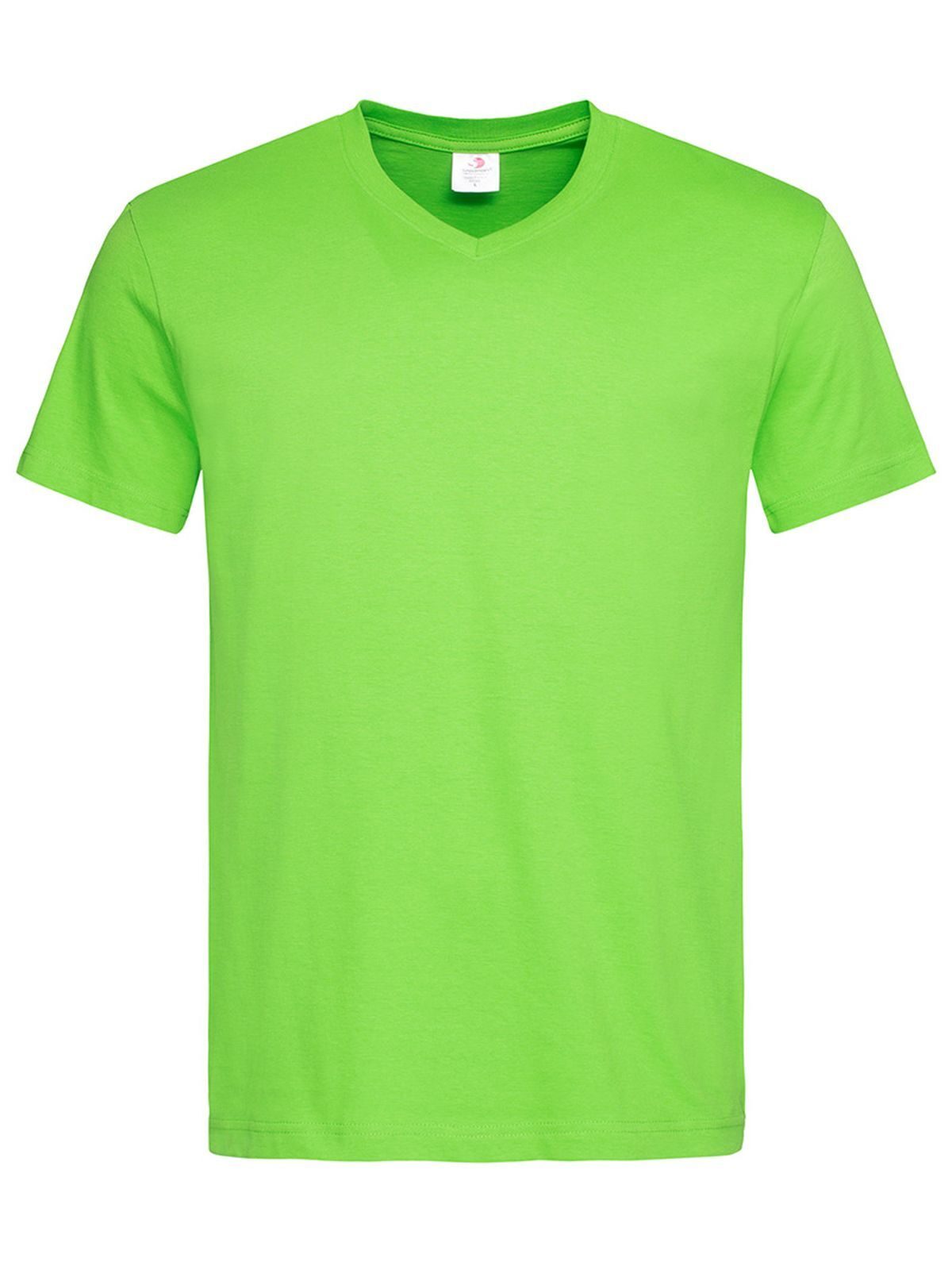 Classic-T V-Neck T-Shirt – Stedman – Farbe kiwi – individuell veredelbar