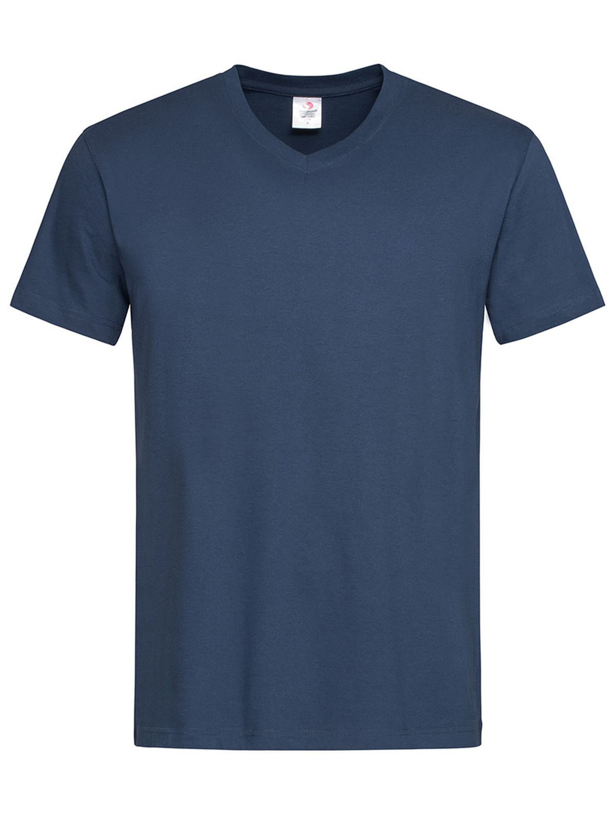 Classic-T V-Neck T-Shirt – Stedman – Farbe navy blue – individuell veredelbar