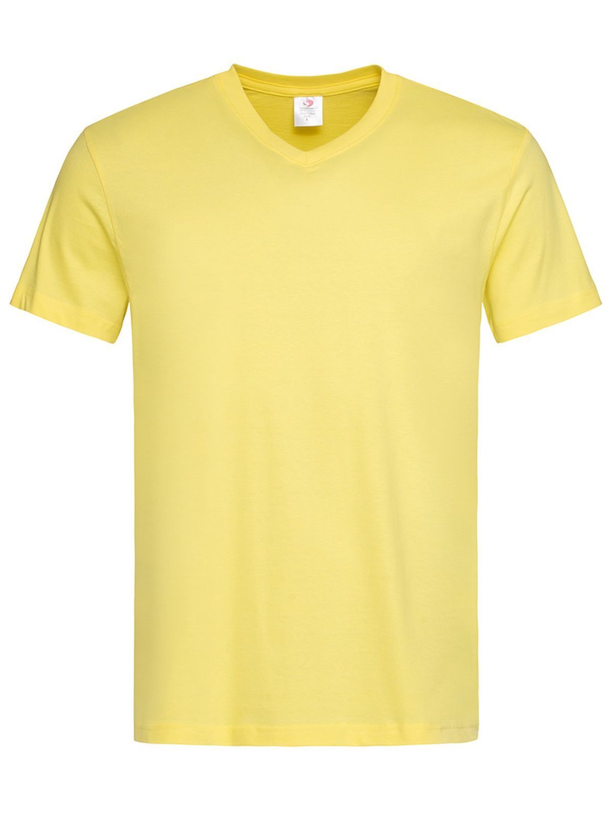 Classic-T V-Neck T-Shirt – Stedman – Farbe Gelb – individuell veredelbar