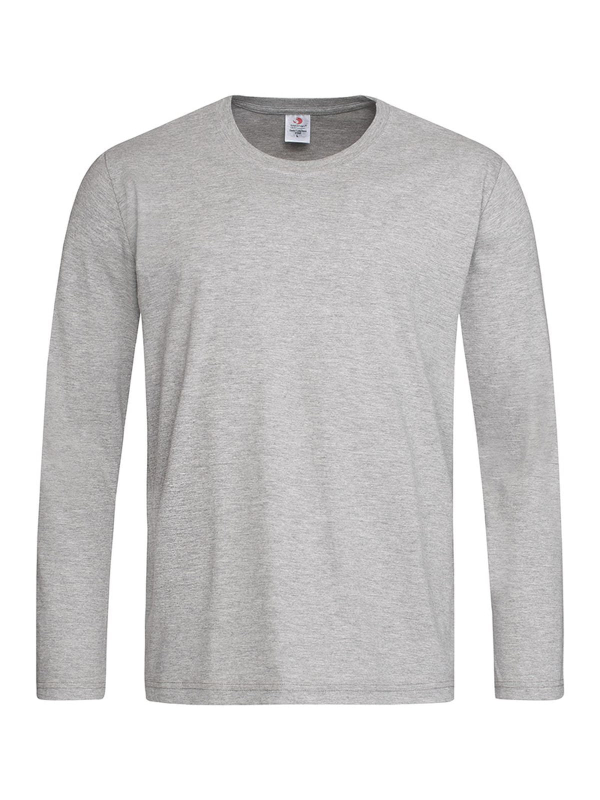Classic-T Long Sleeve T-Shirt – Stedman – Farbe grey heather – individuell veredelbar