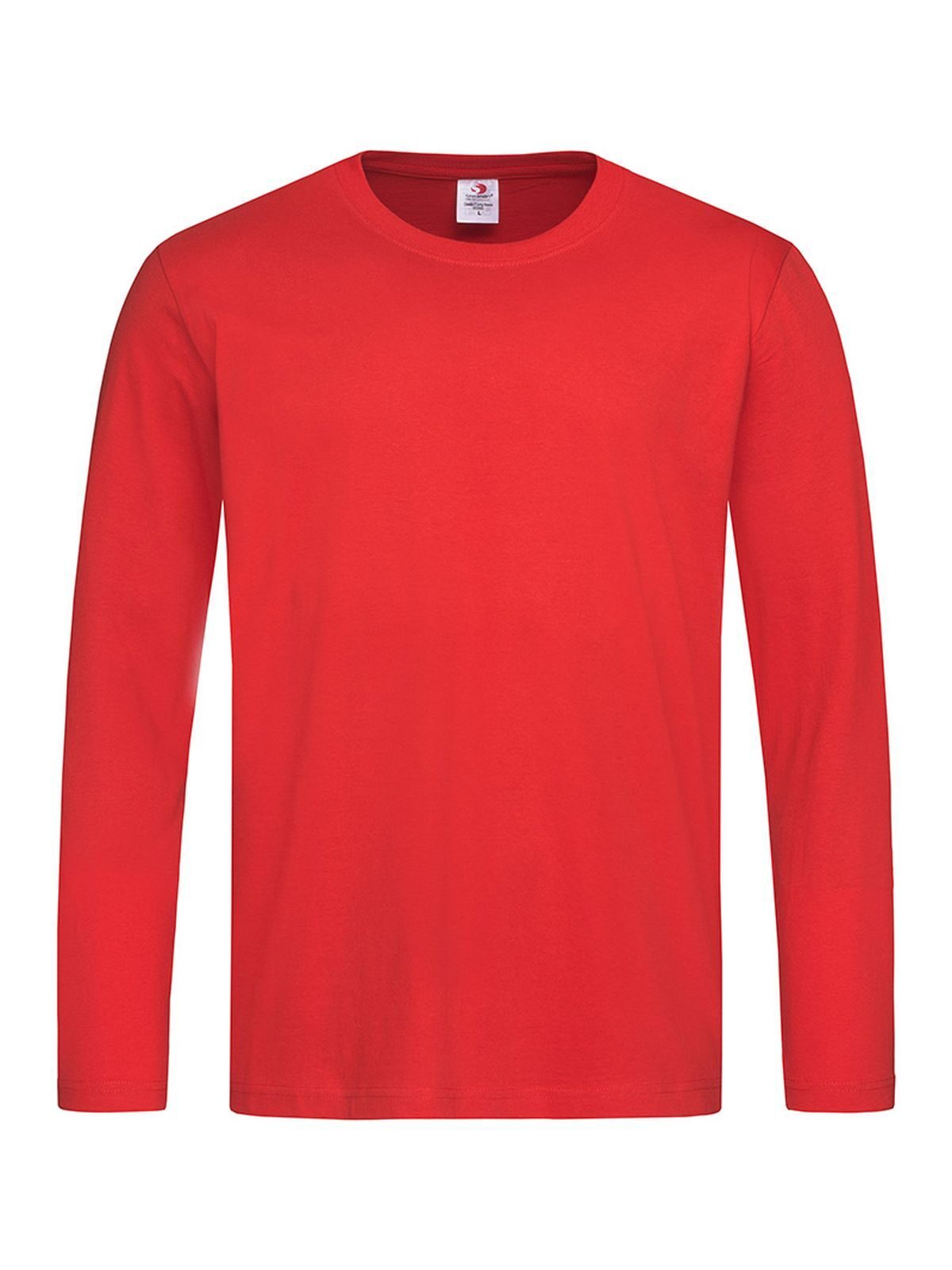 Classic-T Long Sleeve T-Shirt – Stedman – Farbe scarlet red – individuell veredelbar