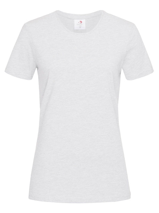 Classic-T Fitted Women Damen T-Shirt – Stedman – Farbe ash – individuell veredelbar