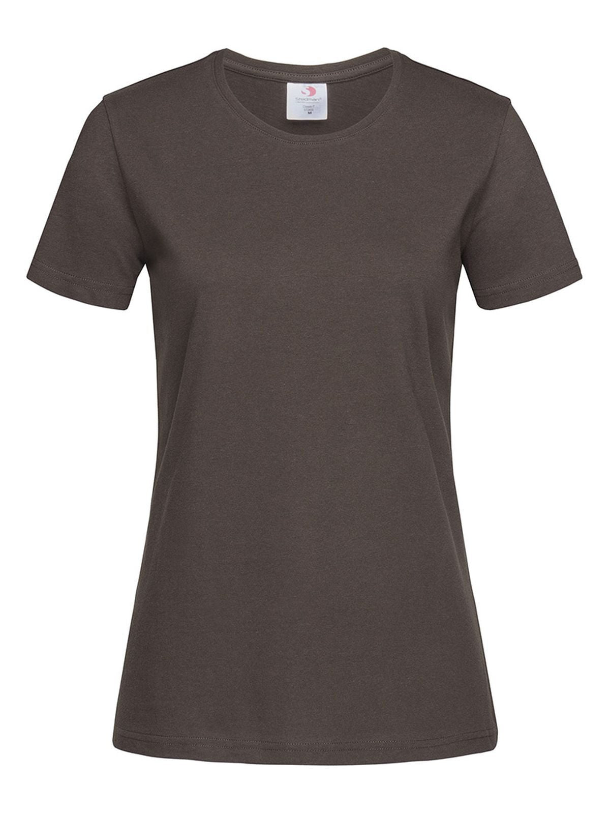 Classic-T Fitted Women Damen T-Shirt – Stedman – Farbe dark chocolate – individuell veredelbar