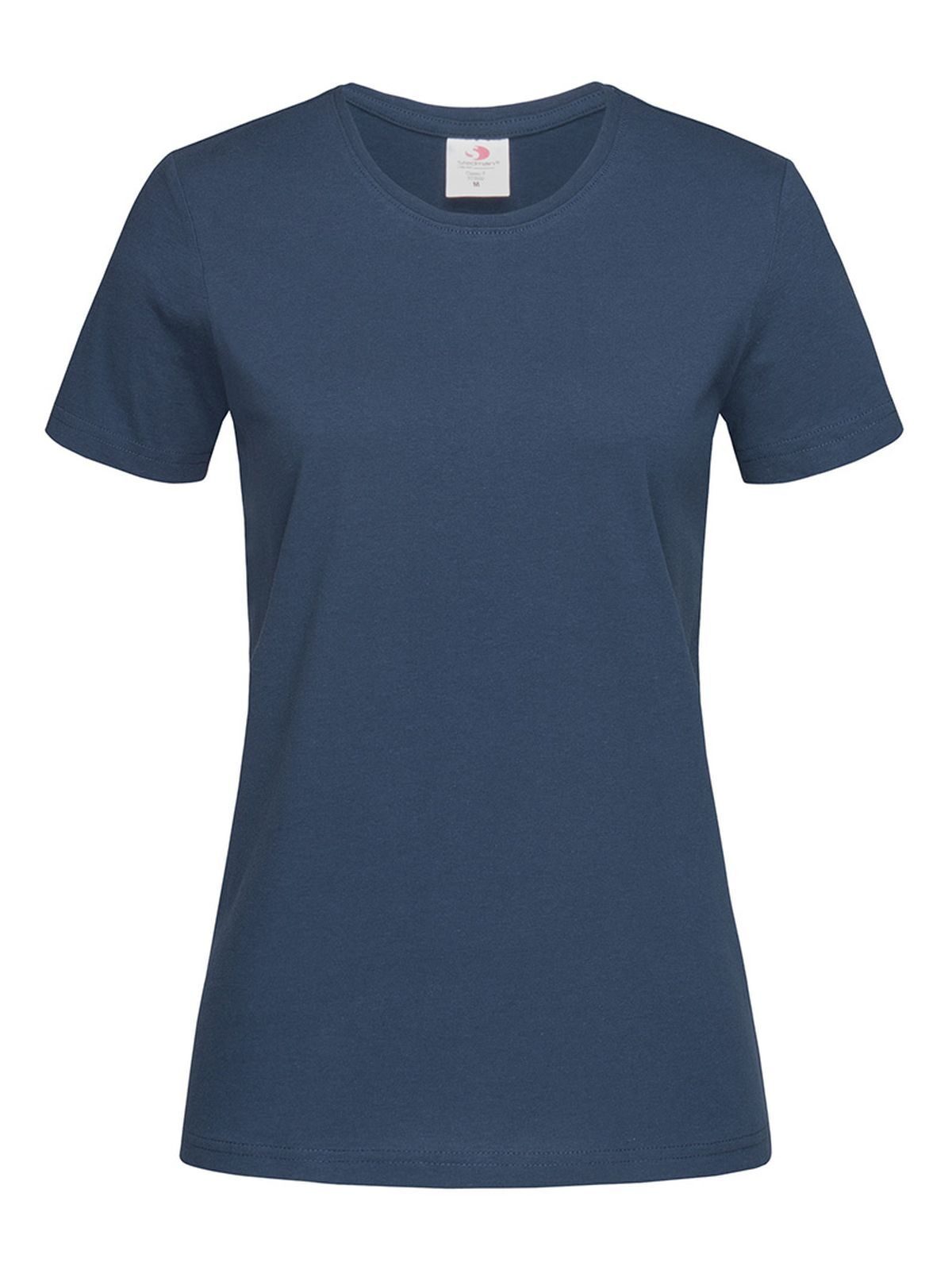 Classic-T Fitted Women Damen T-Shirt – Stedman – Farbe navy blue – individuell veredelbar