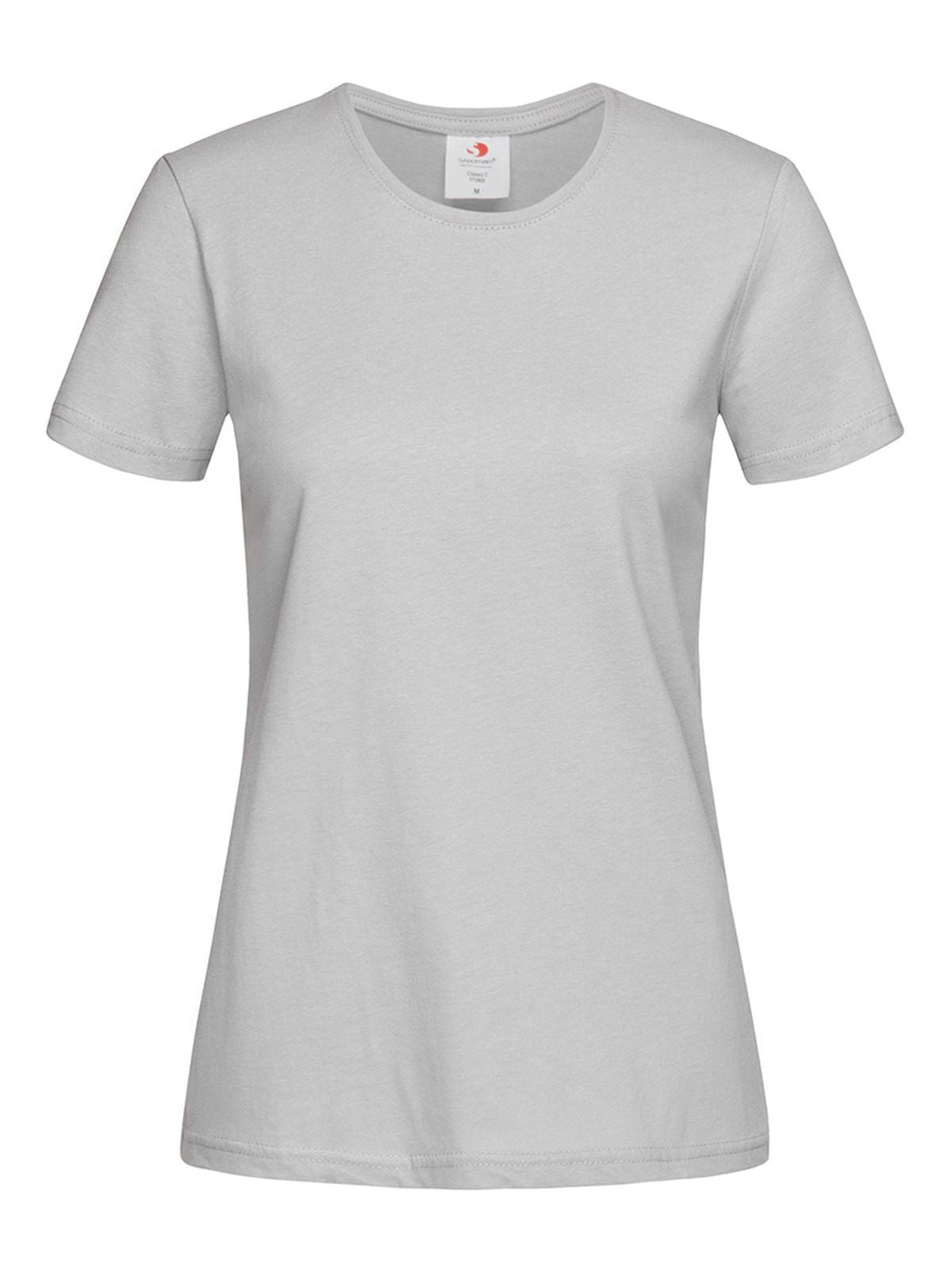 Classic-T Fitted Women Damen T-Shirt – Stedman – Farbe soft grey – individuell veredelbar