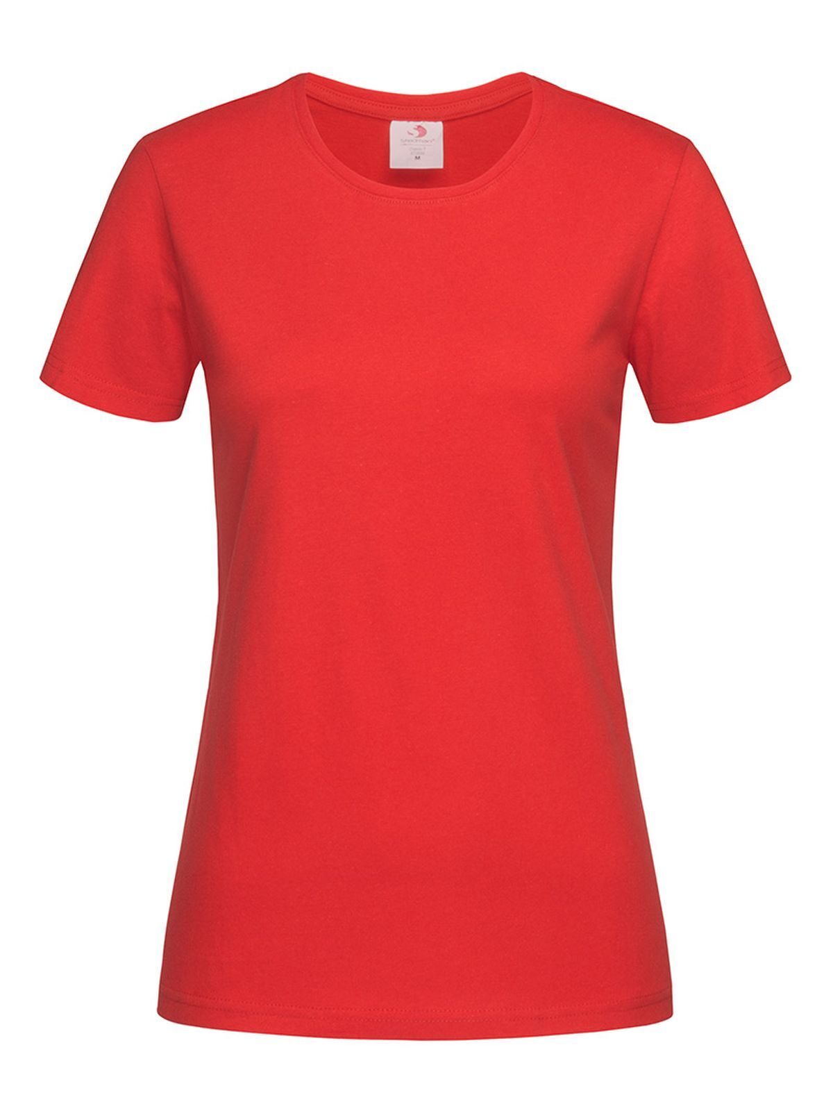 Classic-T Fitted Women Damen T-Shirt – Stedman – Farbe scarlet red – individuell veredelbar