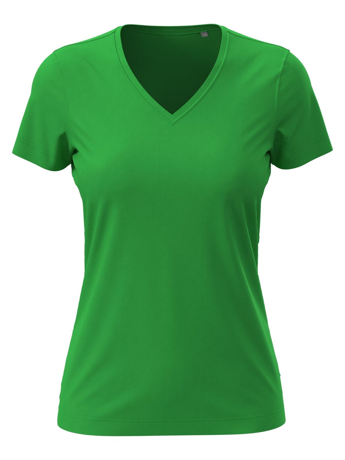 Classic-T V-Neck Damen T-Shirt – Stedman – Farbe Kellygrün – individuell veredelbar