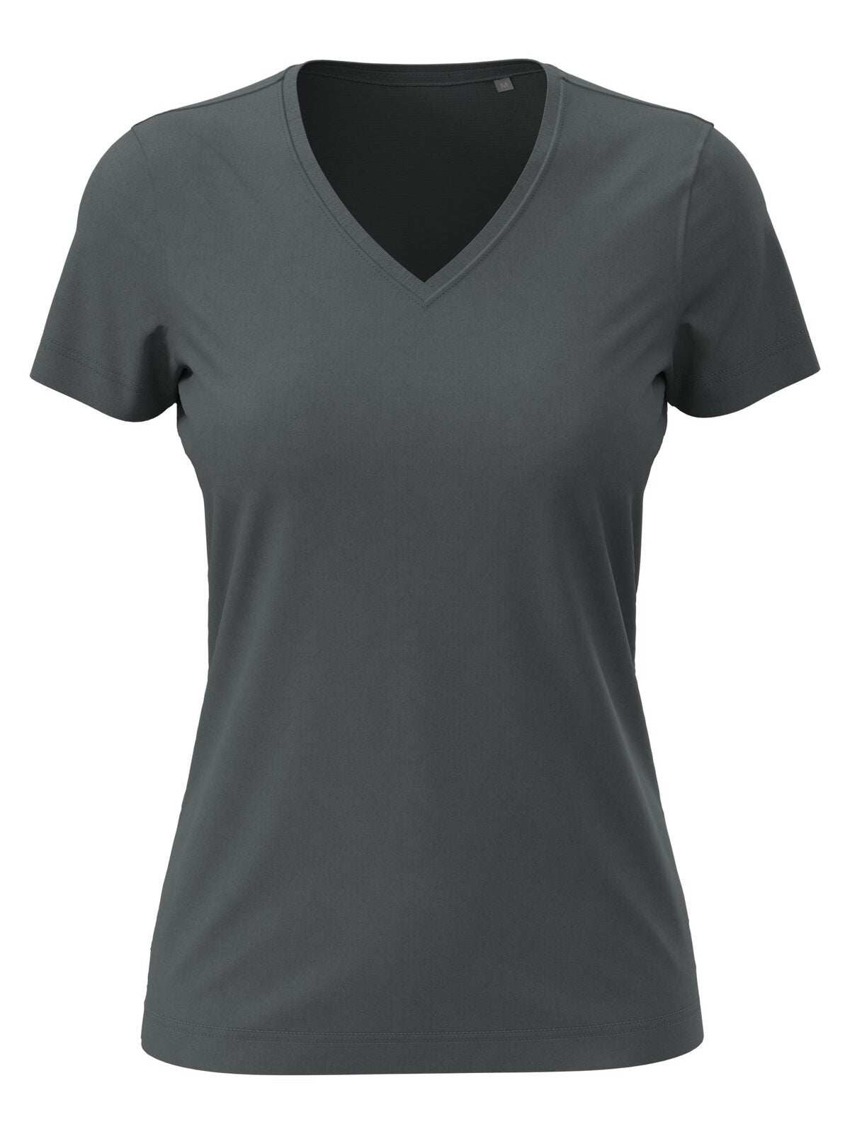 Classic-T V-Neck Damen T-Shirt – Stedman – Farbe slate grey – individuell veredelbar