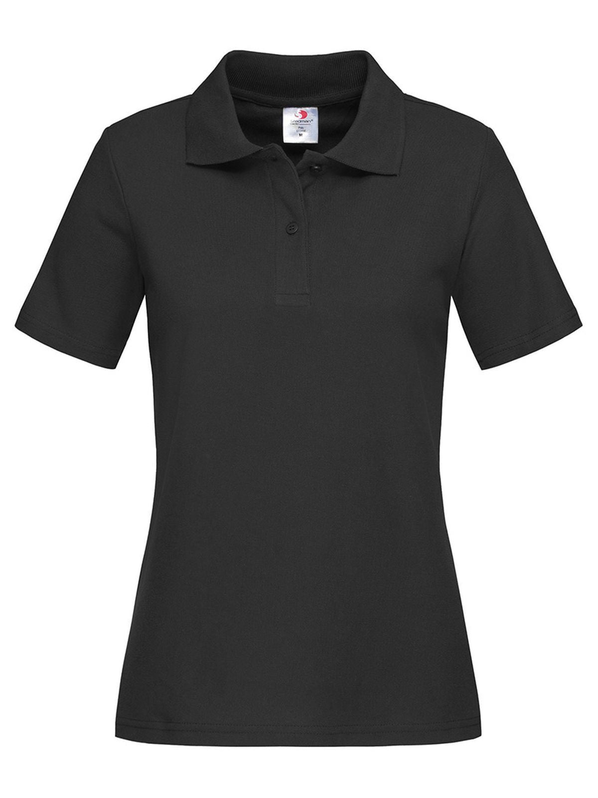 Polo da donna Damen Poloshirt – Stedman – Farbe black opal – individuell veredelbar