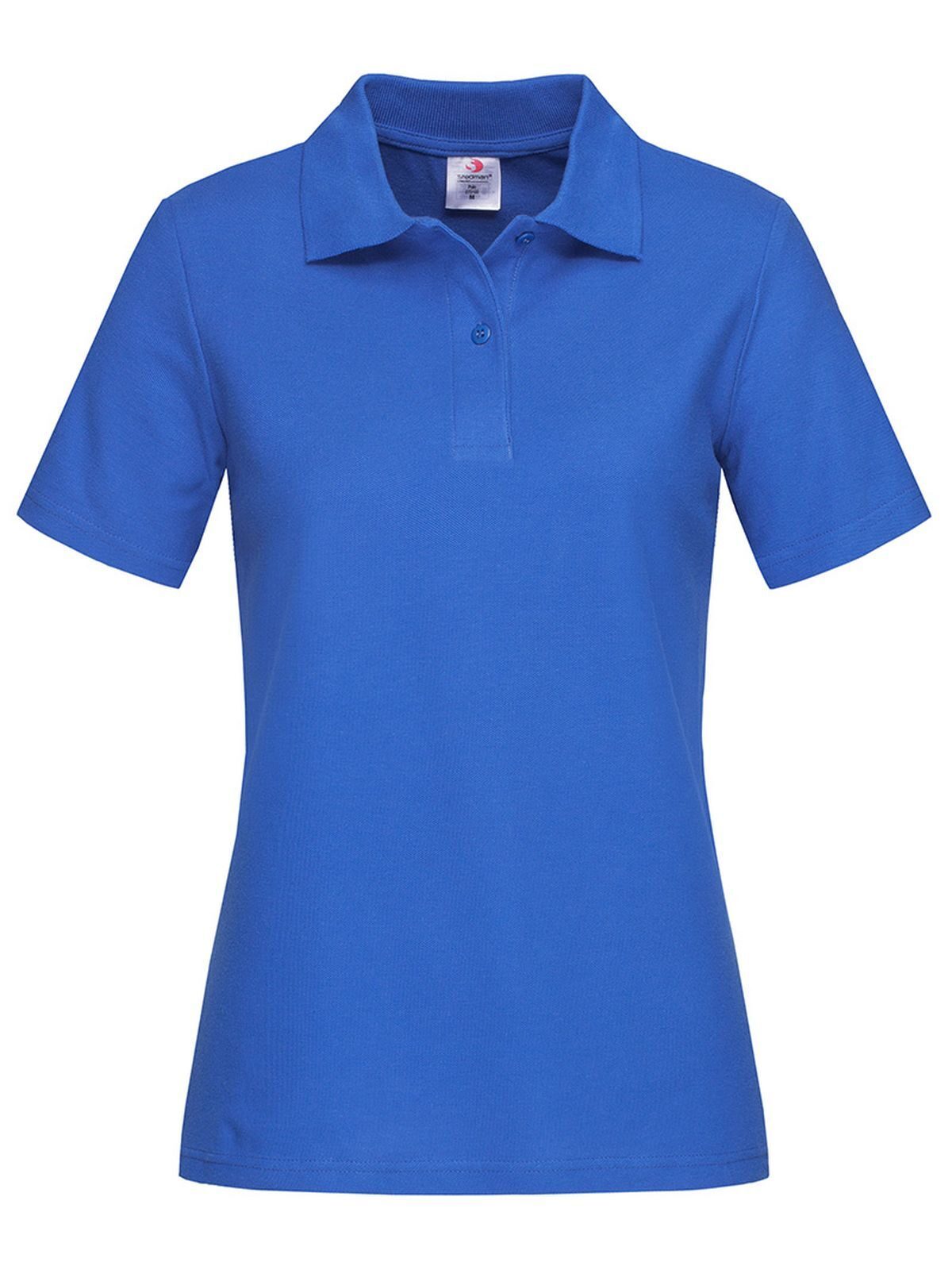 Polo da donna Damen Poloshirt – Stedman – Farbe bright royal – individuell veredelbar