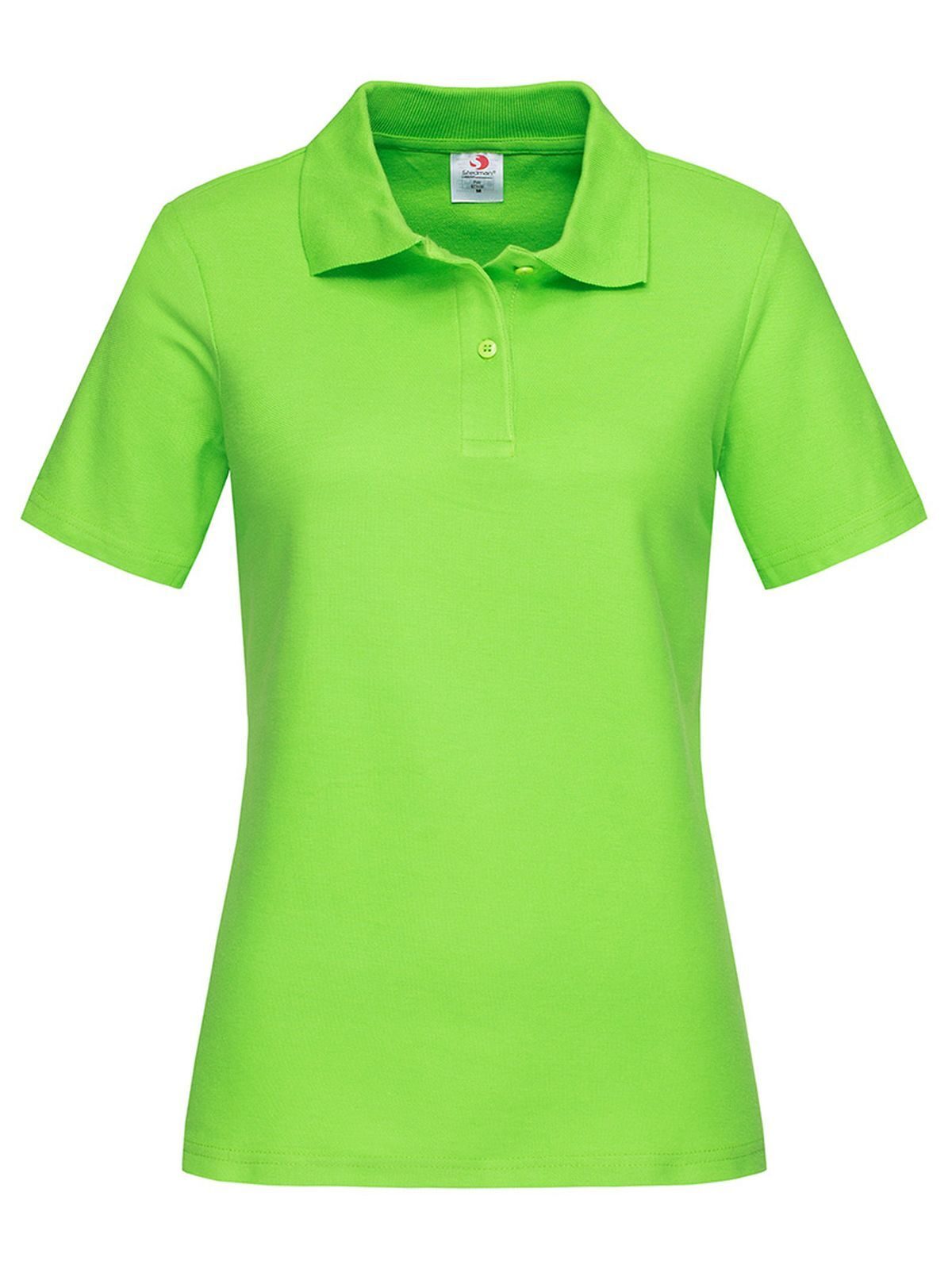 Polo da donna Damen Poloshirt – Stedman – Farbe kiwi – individuell veredelbar