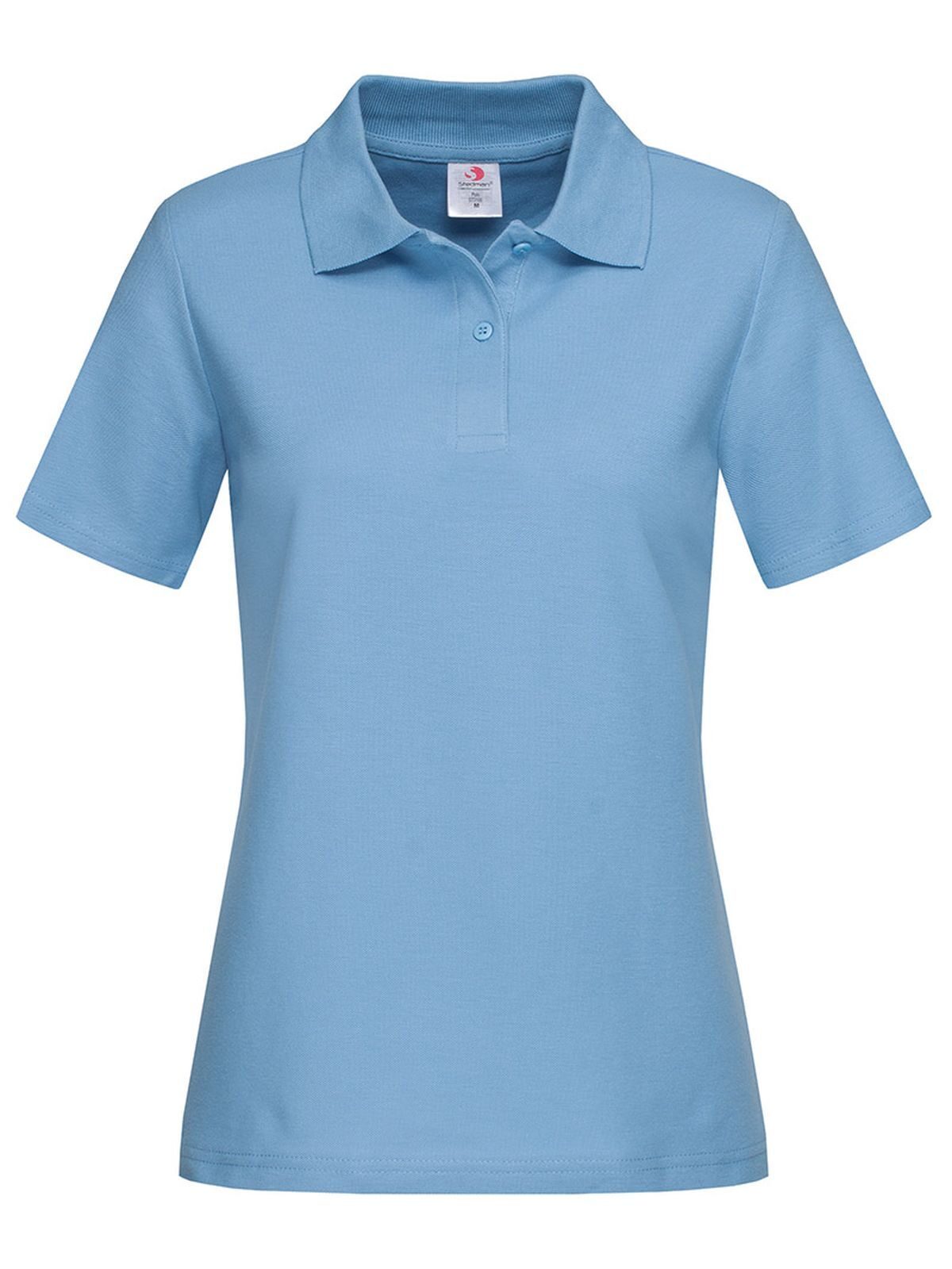 Polo da donna Damen Poloshirt – Stedman – Farbe Hellblau – individuell veredelbar