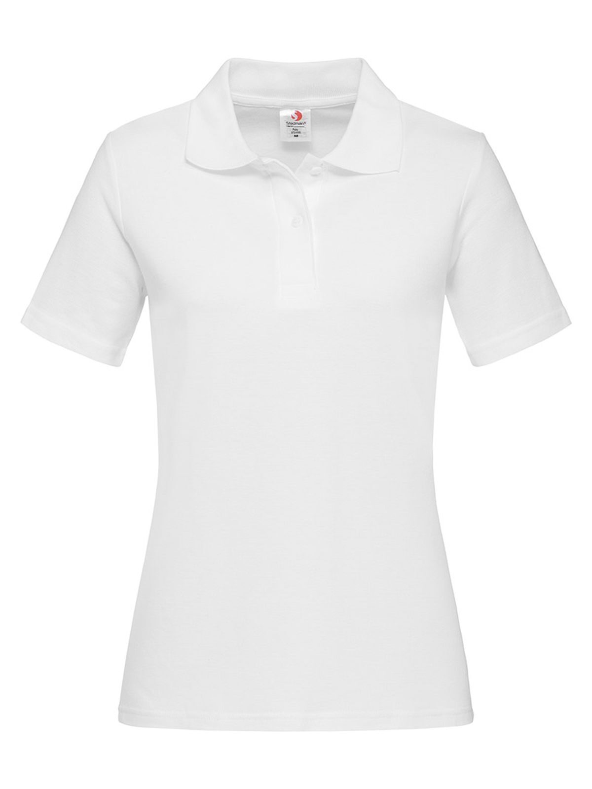 Polo da donna Damen Poloshirt – Stedman – Farbe Weiß – individuell veredelbar