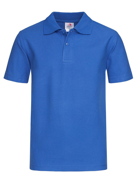 Polo da bambino Kinder Poloshirt – Stedman – Farbe bright royal – individuell veredelbar