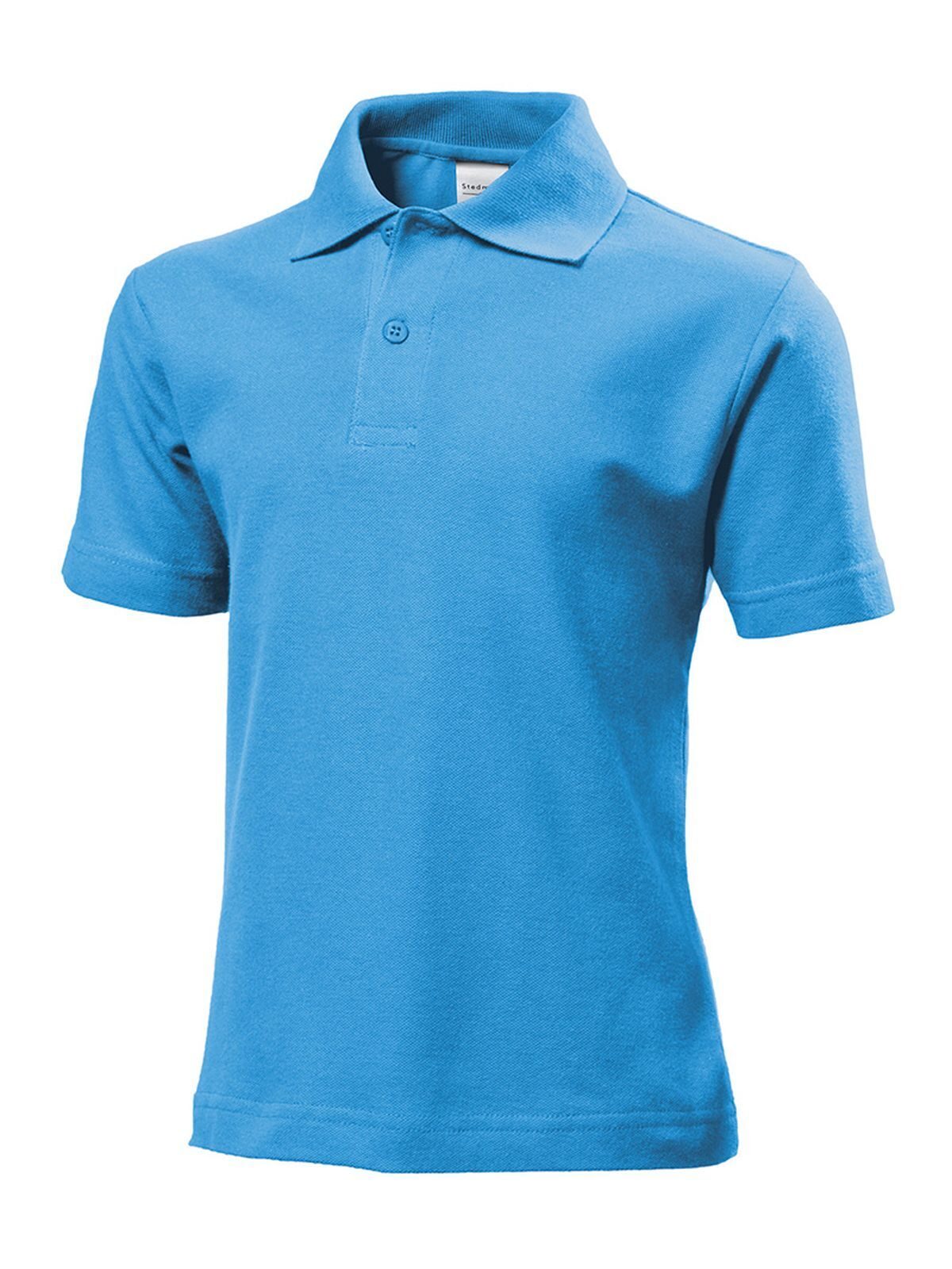 Polo da bambino Kinder Poloshirt – Stedman – Farbe Hellblau – individuell veredelbar