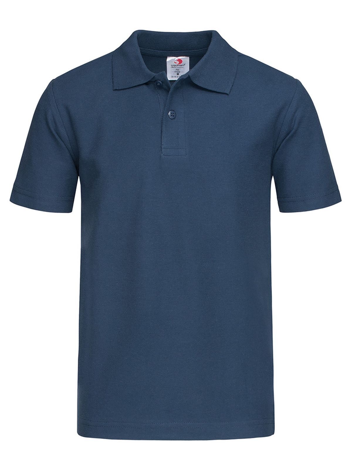 Polo da bambino Kinder Poloshirt – Stedman – Farbe navy blue – individuell veredelbar