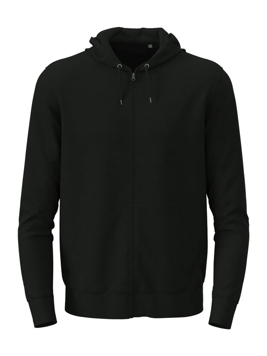Classic Zip Hoodie Unisex Herren Sweatshirt / Hoodie – Stedman – Farbe black opal – individuell veredelbar
