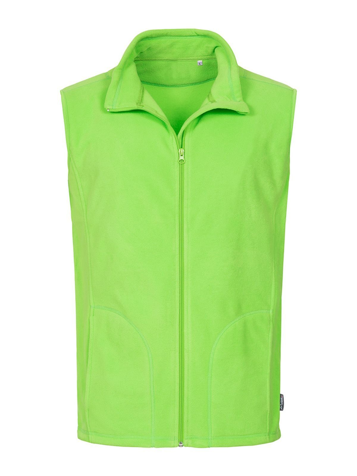 Active Fleece Vest – Stedman – Farbe kiwi – individuell veredelbar