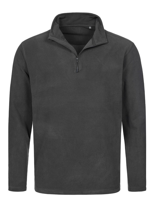 Active Fleece Half-Zip – Stedman – Farbe grey steel – individuell veredelbar