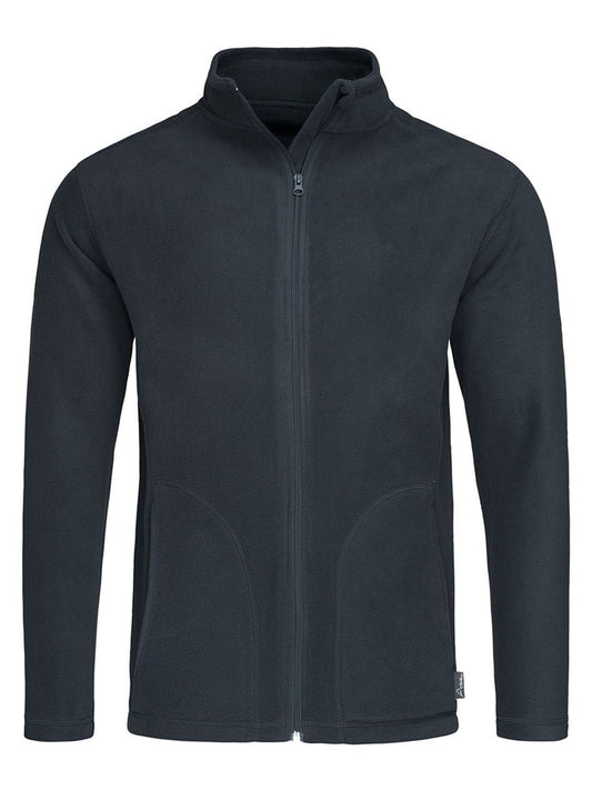 Active Fleece Jacket – Stedman – Farbe blue midnight – individuell veredelbar