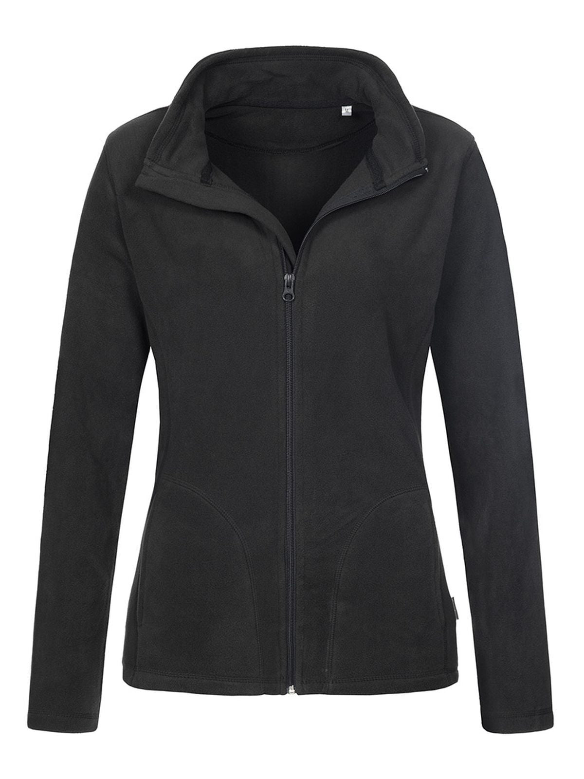 Active Fleece Jacket Damen – Stedman – Farbe black opal – individuell veredelbar