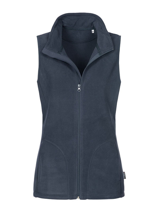Active Fleece Vest Damen – Stedman – Farbe blue midnight – individuell veredelbar