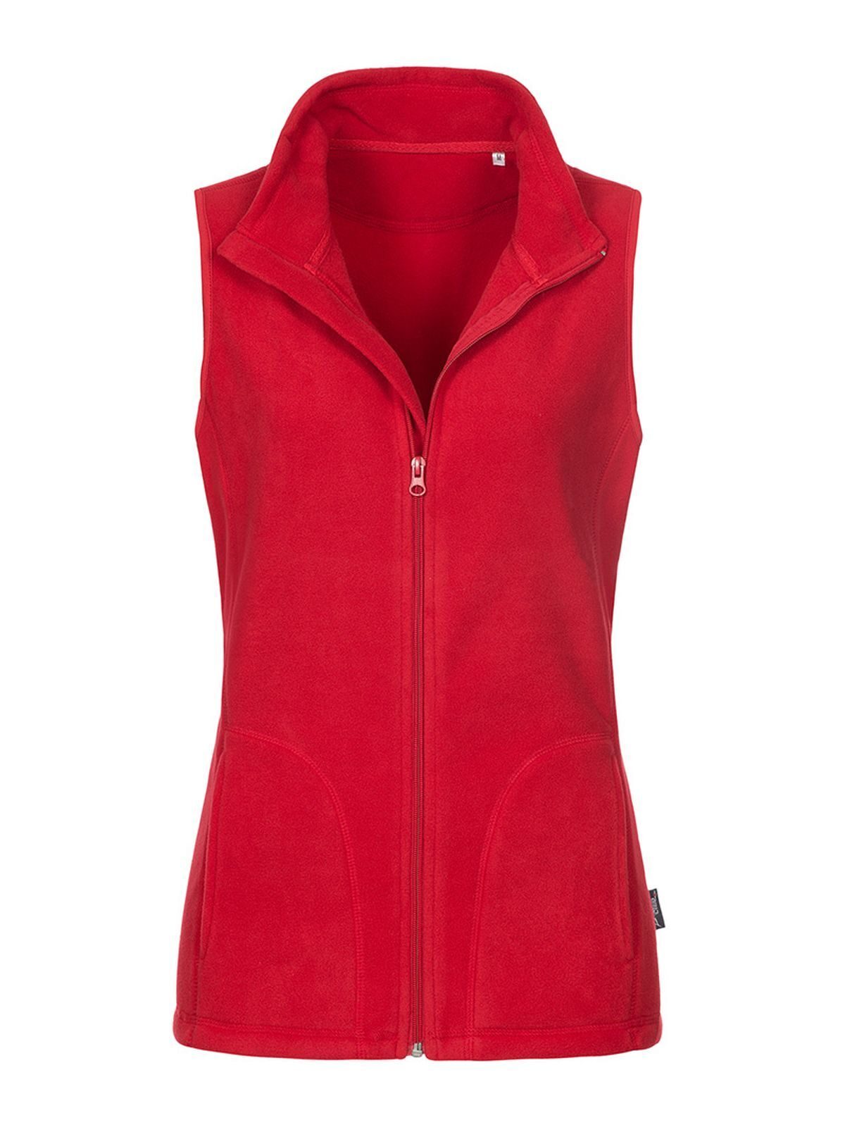 Active Fleece Vest Damen – Stedman – Farbe scarlet red – individuell veredelbar