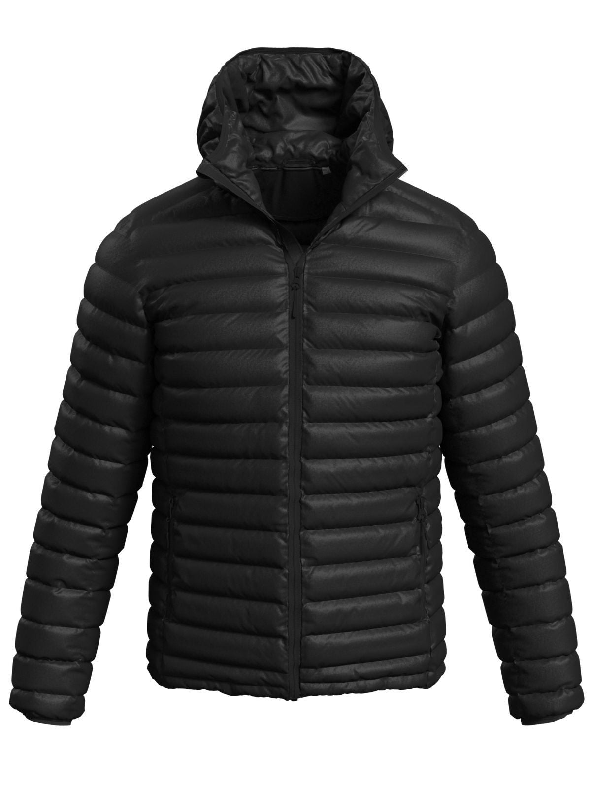 Lux Padded Jacket – Stedman – Farbe black opal – individuell veredelbar