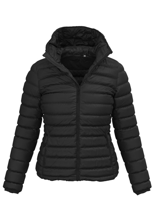 Lux Padded Jacket Damen – Stedman – Farbe black opal – individuell veredelbar