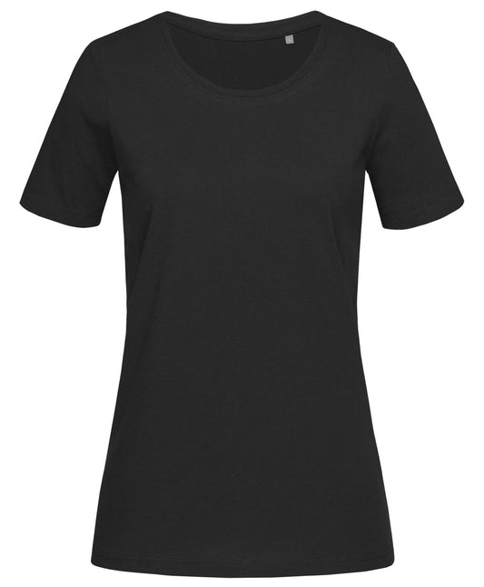 ® Lux Women Damen T-Shirt – Stedman – Farbe black opal – individuell veredelbar
