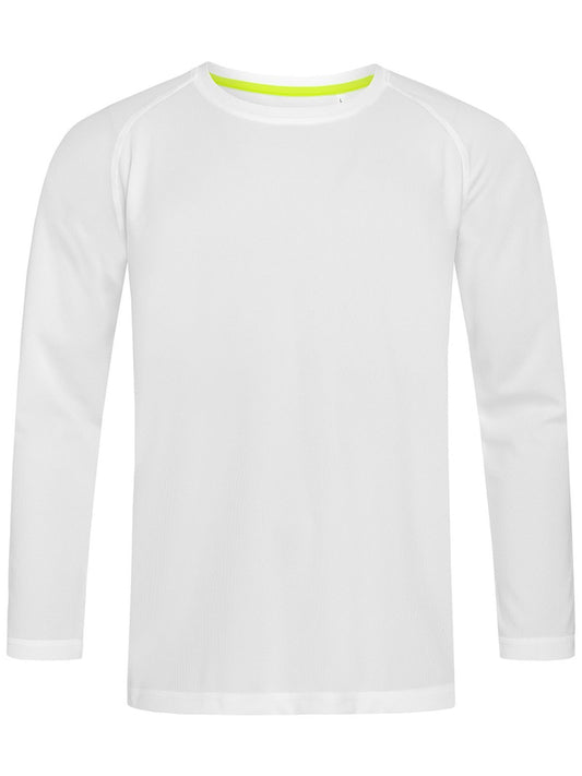 Active 140 Long Sleeve T-Shirt – Stedman – Farbe Weiß – individuell veredelbar