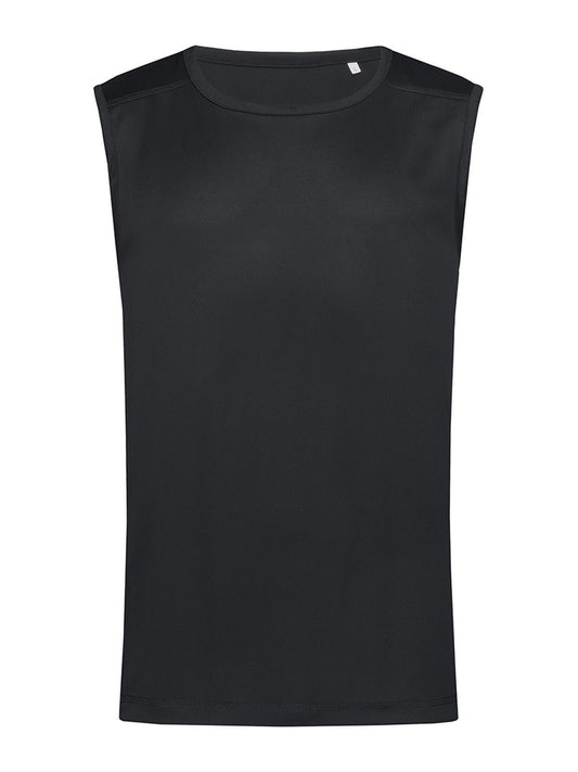 Active 140 Sleeveless T-Shirt – Stedman – Farbe black opal – individuell veredelbar