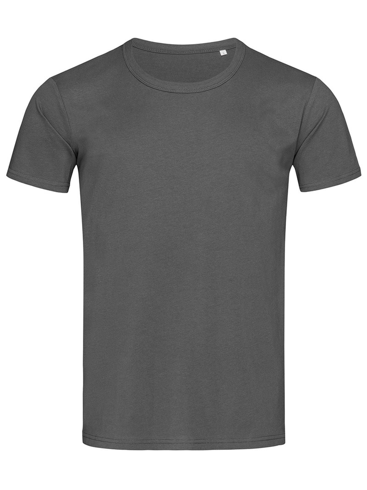 Ben Crew Neck T-Shirt – Stedman – Farbe slate grey – individuell veredelbar