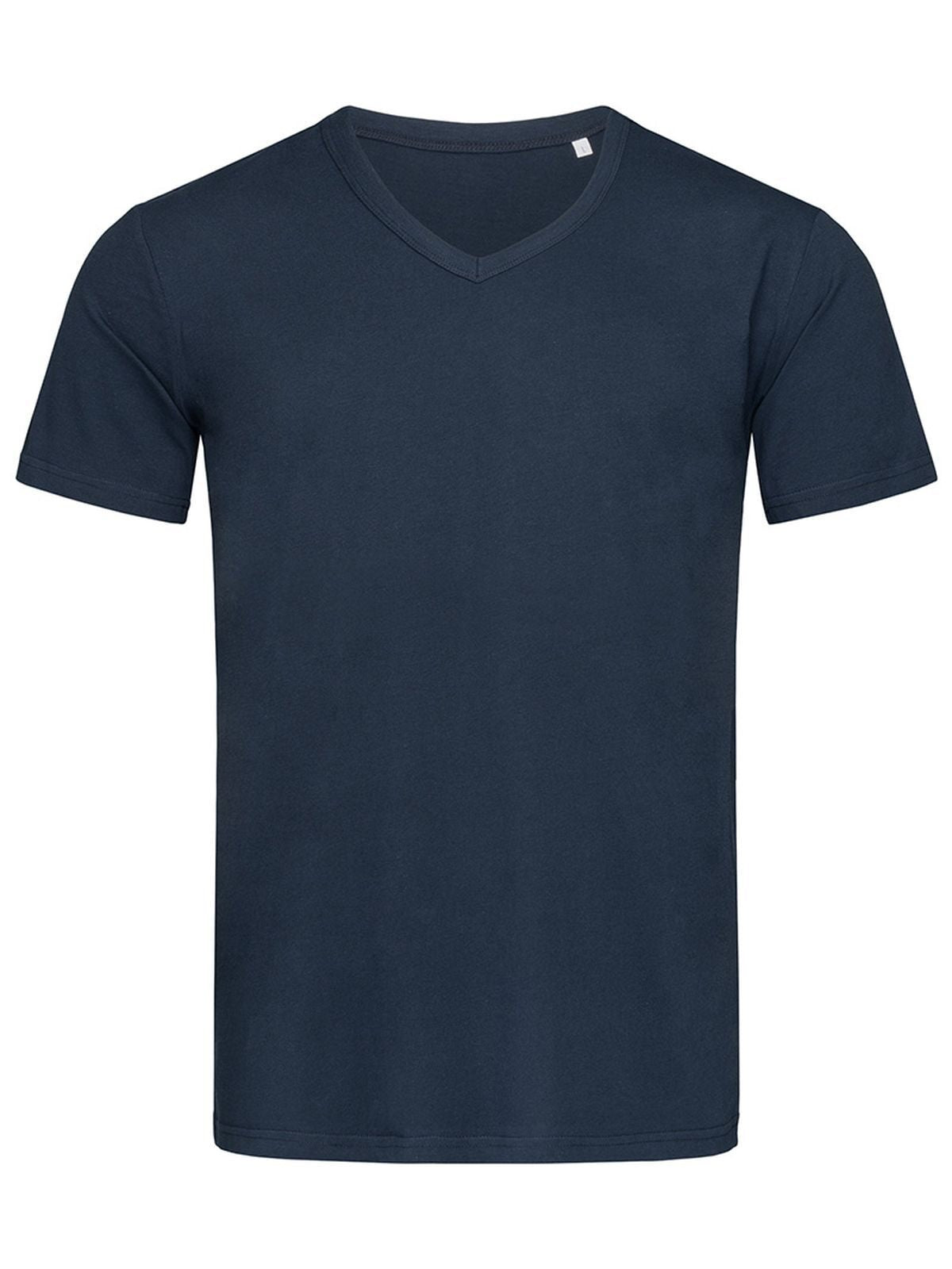 Ben V-Neck T-Shirt – Stedman – Farbe marina blue – individuell veredelbar