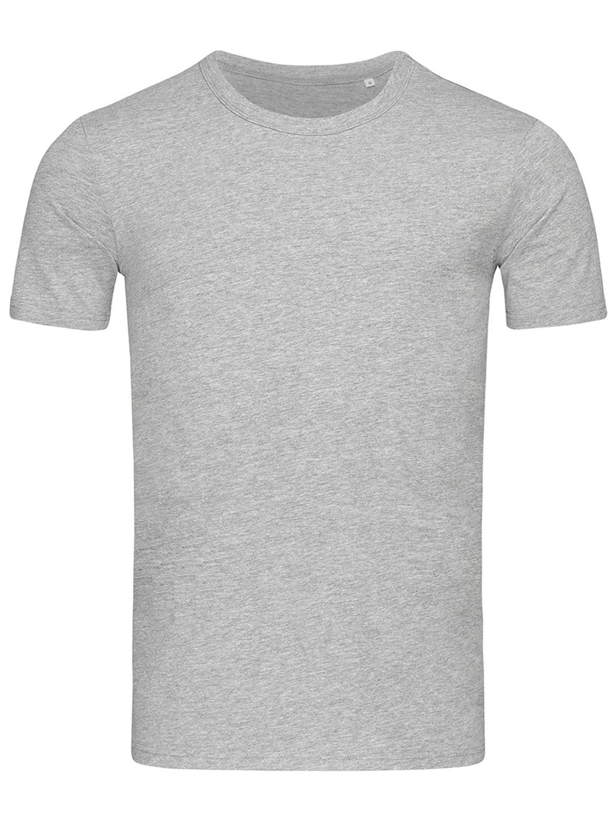 Morgan Crew Neck T-Shirt – Stedman – Farbe grey heather – individuell veredelbar