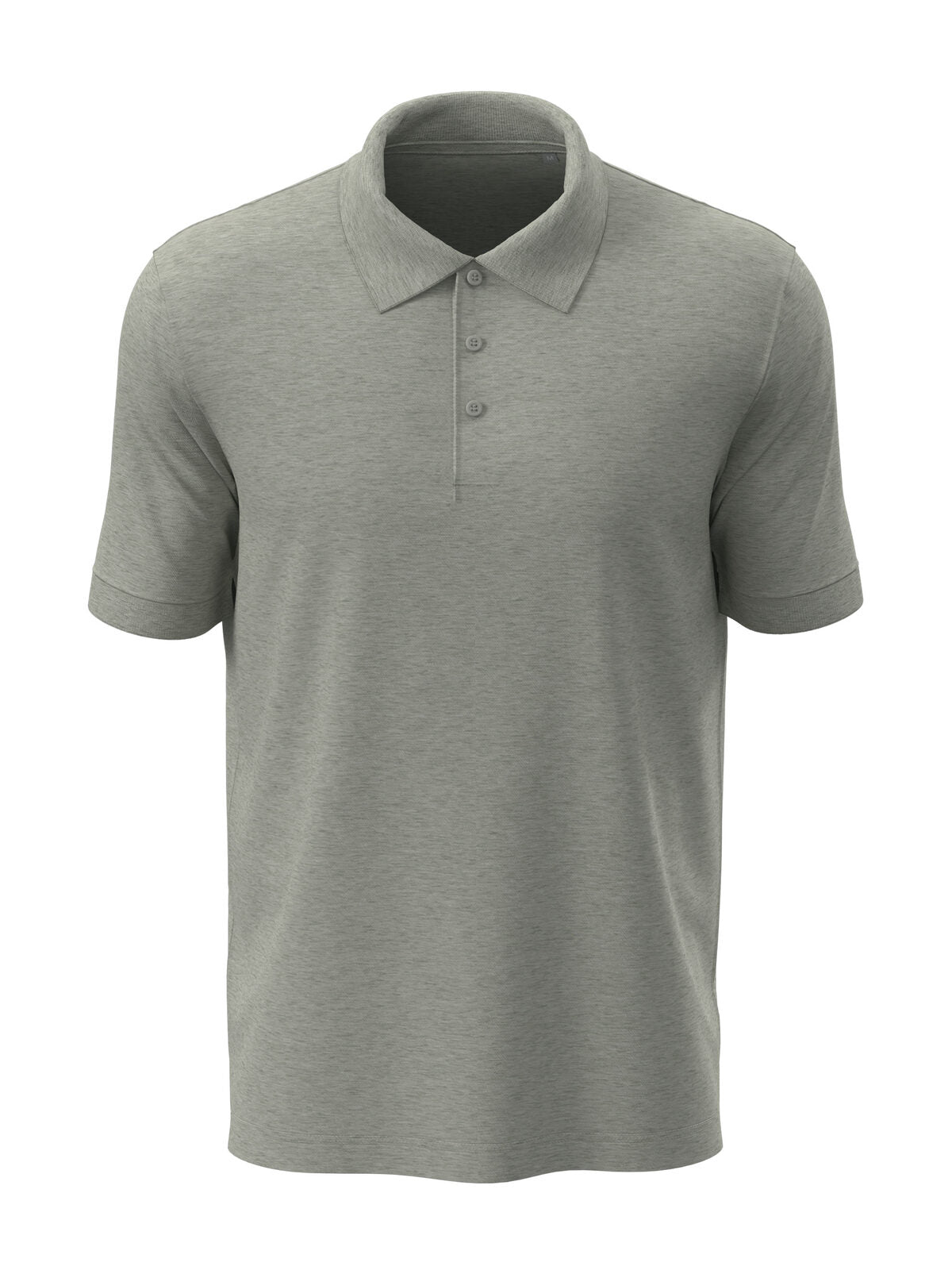 Lux Polo Herren Poloshirt – Stedman – Farbe grey heather – individuell veredelbar